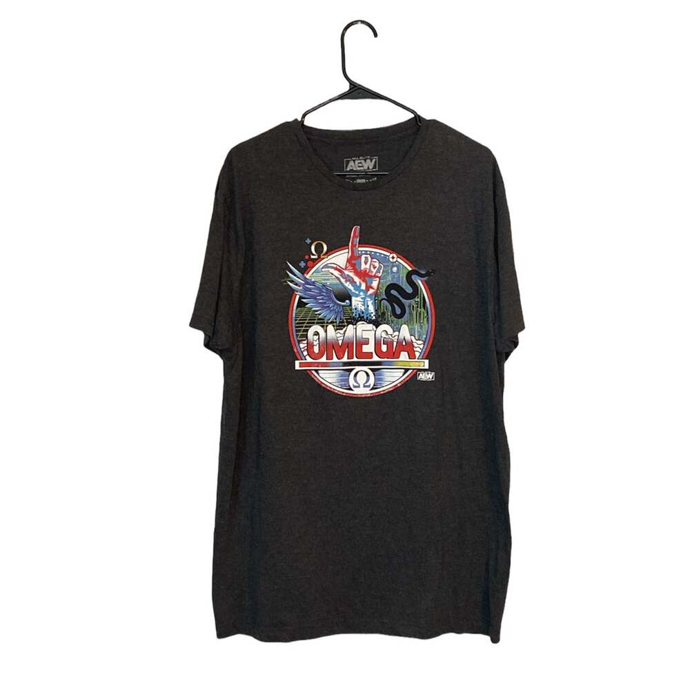 AEW Wrestling Omega T-Shirt Size XL